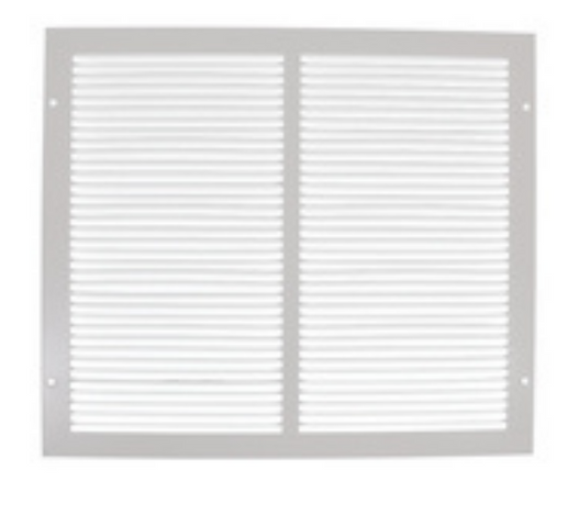 Imperial Sidewall Grille/Vent Cover, 14" x 12", White