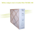 White‐Rodgers FR1000‐100 MERV 8 16x20x5 Replacement Filter
