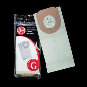 XH4010008G Hoover OEM Paper Bag Pack of 3 Type G for Stick Vacuum Models HandiVac, Pixie, Dustette & Quik-Broom *Identical to Type F But Shorter In Length*