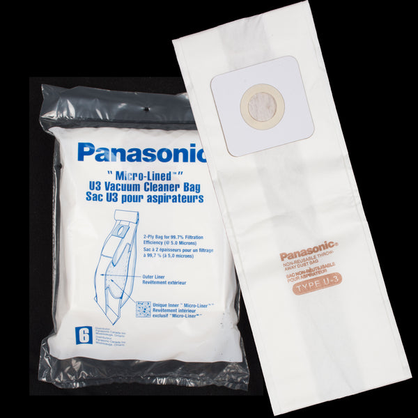 XPN1005 Panasonic OEM U3 Paper Bag 6 Pack - PureFilters