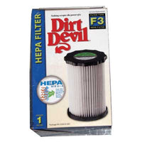 XR3250435001 Dirt-Devil OEM HEPA Dust Cup Filter Type F3 for Breeze & Jaguar Canister Vacuums Including Models 082500, 082505, 082550, 082555, 082570, 082580, 082581, & SD40005 - PureFilters