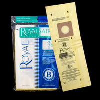 XR3671075001 Royal OEM Paper Bag Pack of 3 Type B with Royal-Aire Filtration for Metal Commercial Upright Vacuum Models RY8100 RY8200 RY8300 RY8400 RY8500 1028Z 1030Z M1030Z 1058Z CR5128Z CR5130Z CR5158Z - PureFilters