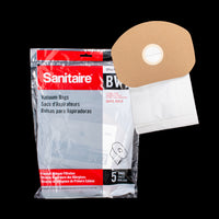 XSA62370 Sanitaire OEM Paper Bag Pack of 5 Type BV-2 with 6 Quart Capacity for Transport Backpack Vacuum Models SC412B & SC415 - PureFilters