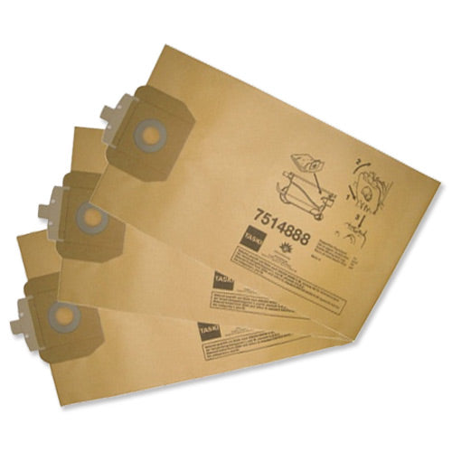 XTV015 Taski OEM Paper Bag 10 Pack For Vento 15 7514888 Bag Length 20" - PureFilters