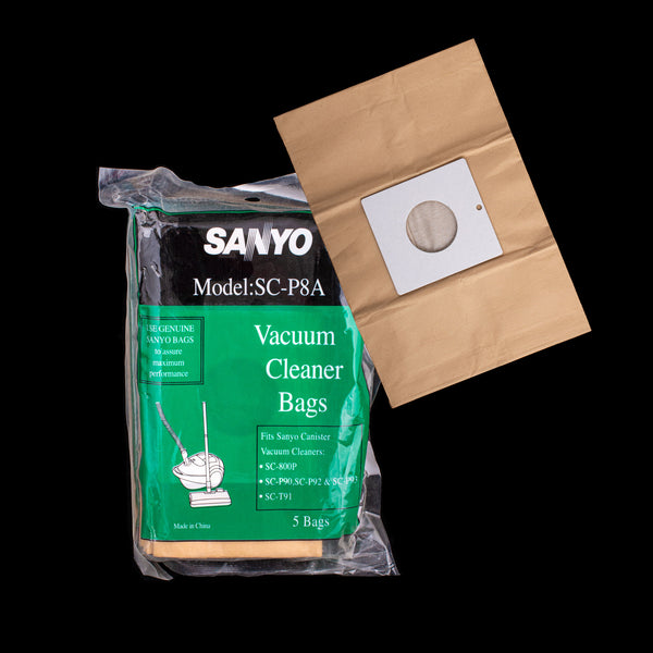 XY90 Sanyo Paper Bag 5 Pack SCP8A Only - PureFilters