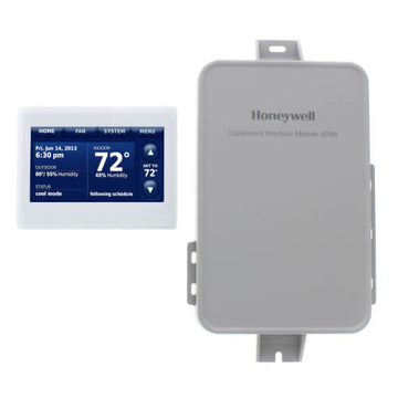 Honeywell Home Prestige Indoor Air Quality Kit with Touchscreen Thermostat [Premier White]