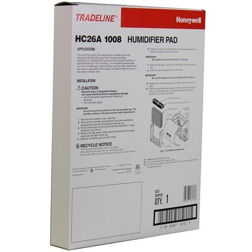 Honeywell HC26A1008 - Water Panel Humidifier Filter Pad - PureFilters.ca