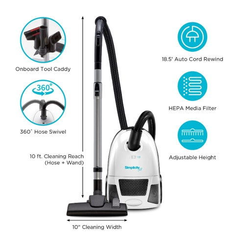 Simplicity Jill Canister (JILL.12) Vacuum Cleaner - PureFilters